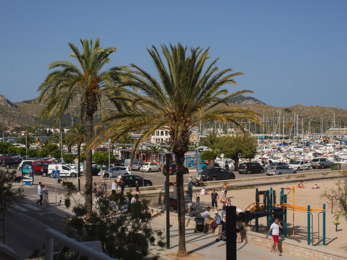 Ferienwohnung 'can ventet' first line beach Port de Pollença Exterior foto